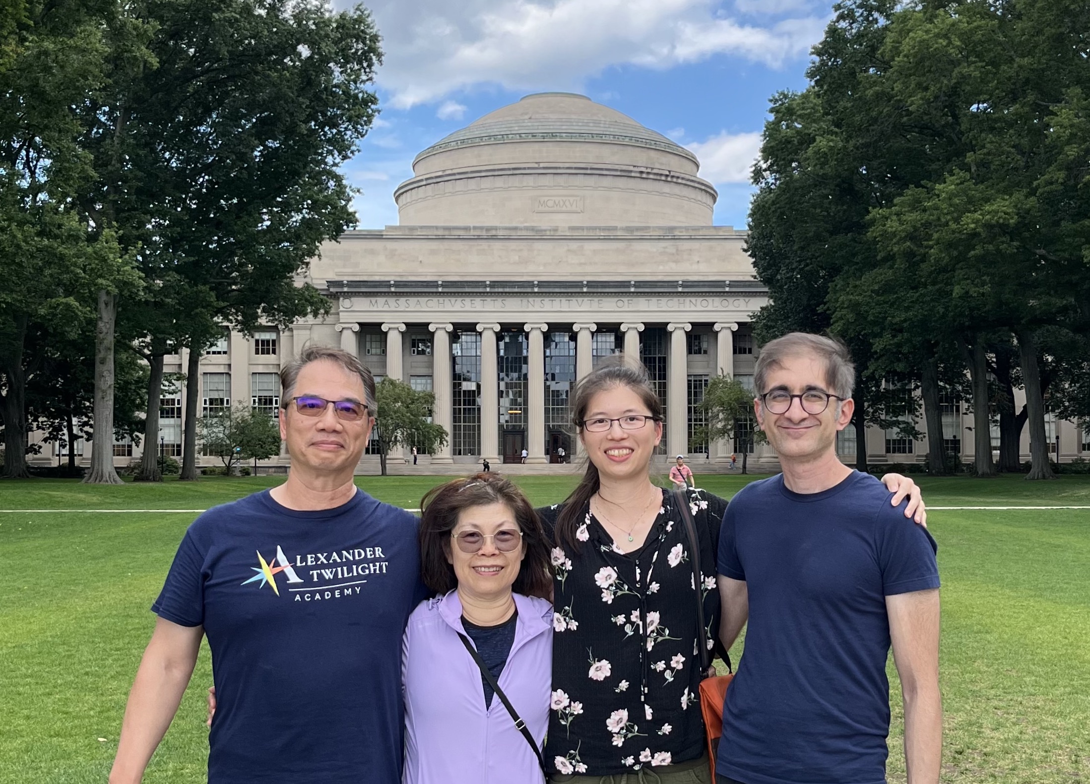 Wu parents and MIT